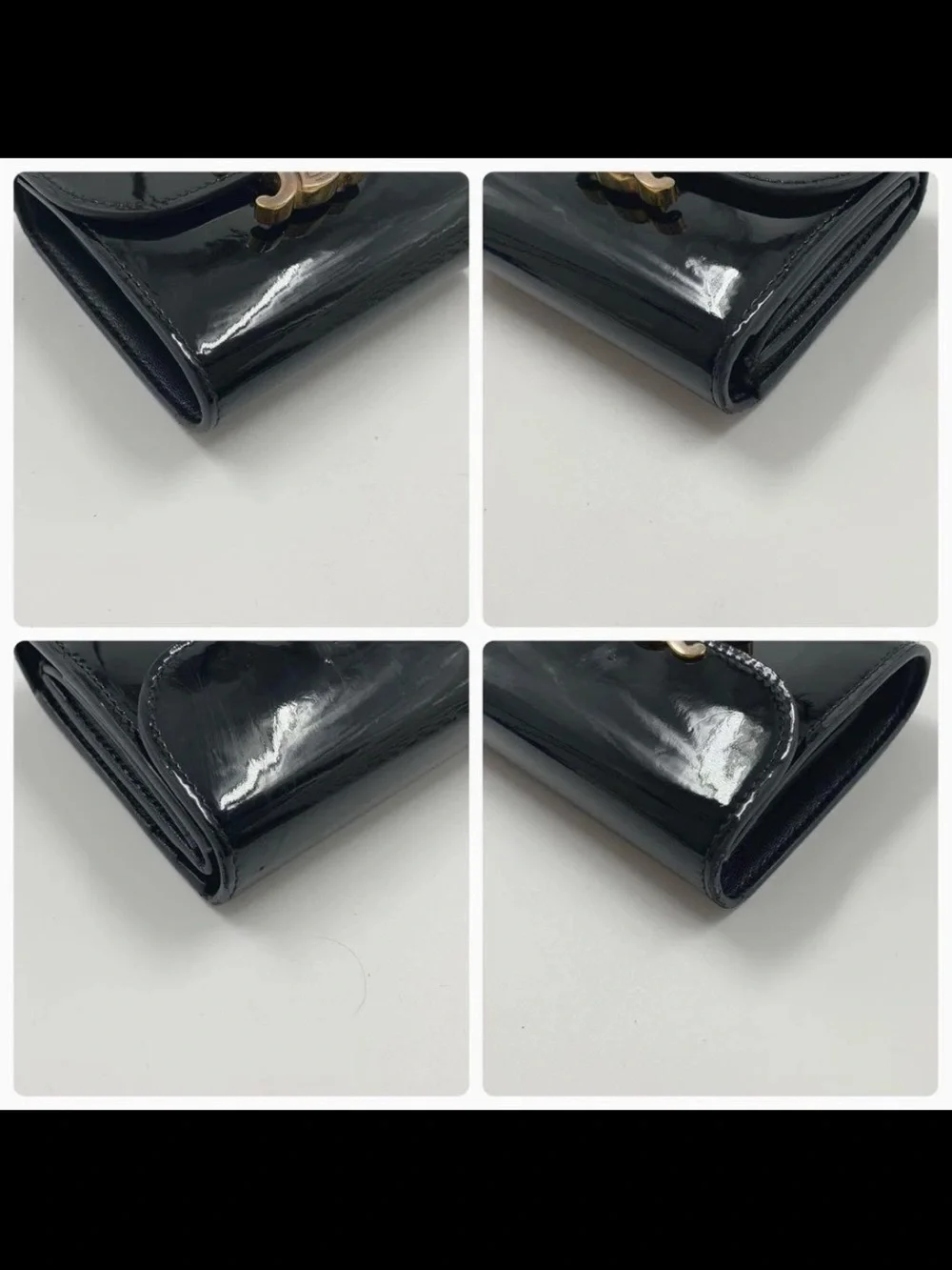Celine black patent